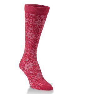 World's Softest Knit Cotton Snowfall Crew Socks